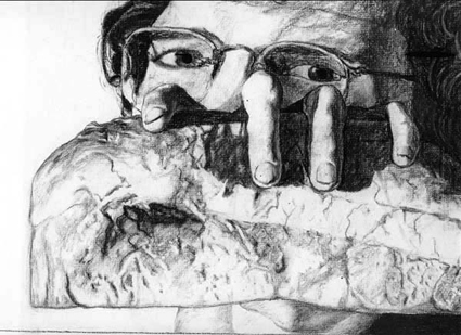 Self Portrait with Bread